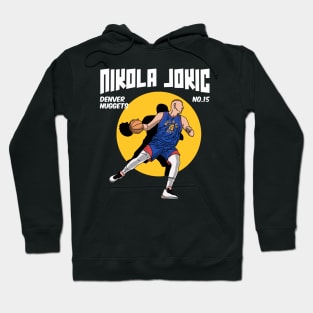 Nikola Jokic Comic Style Art Hoodie